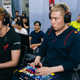 “Bonchan” (right) against Xiaobao of Taiwan, who he defeated in the grand finals of Saigon Cup. Photo via the Saigon FGC Facebook page.